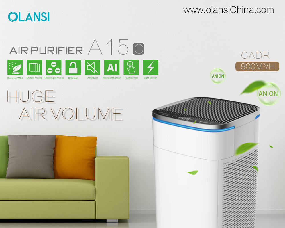 Η παγκόσμια ανάγκη του καθαριστή αέρα Olansi για το σπίτι σας