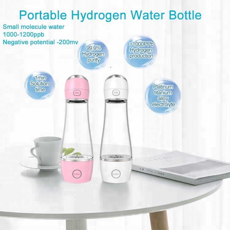 1000PPB Μπουκάλι κατασκευής υδρογόνου φορητό πλούσιο υδρογόνο νερό