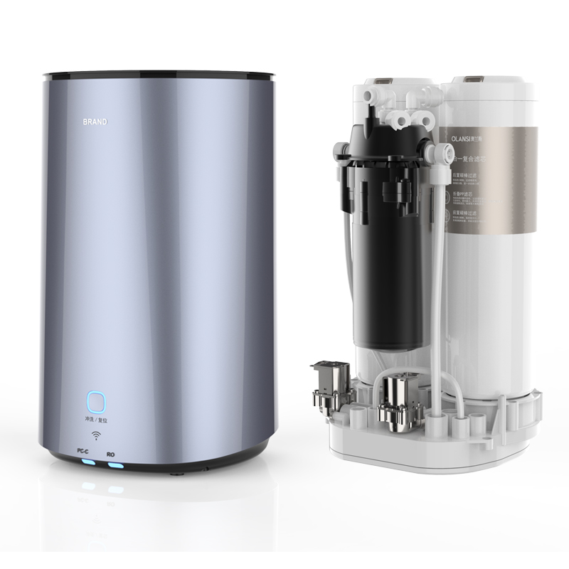 Εμπορικό 400GPD αλκαλικό μηχάνημα νερού καθαριστής νερού Αντίστροφη όσμωση φίλτρο πόσιμο νερό μηχανή καθαρισμού νερού